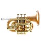 Pockettrumpet i Bb Carol Brass CPT-3000-GLS-SLB satin